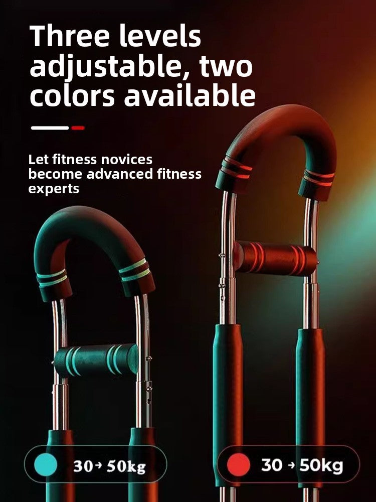 GripForge™ Arm & Chest Trainer — Adjustable Resistance Up to 110 lbs | Home Gym Strength Equipment