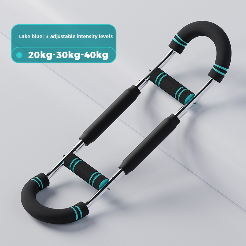 GripForge™ Arm & Chest Trainer — Adjustable Resistance Up to 110 lbs | Home Gym Strength Equipment